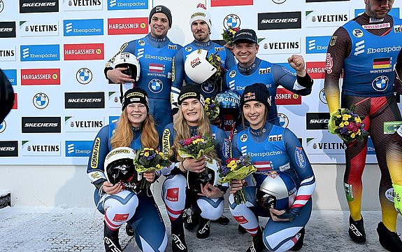 Rennrodel Weltcup EisArena Winterberg am 10. / 11. Januar 2026